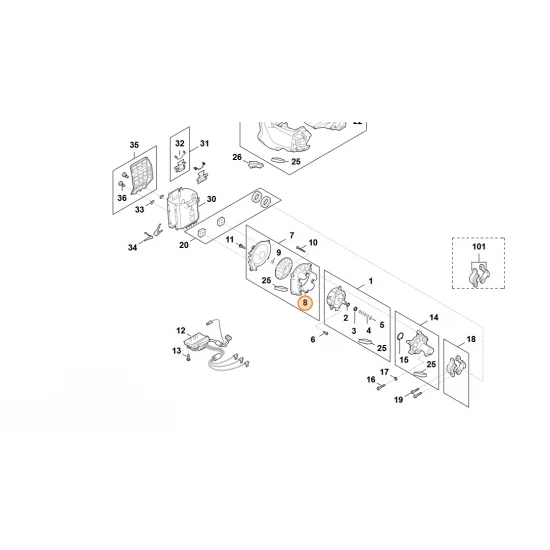 STIHL   Obudowa spiralna FA03 600 4400